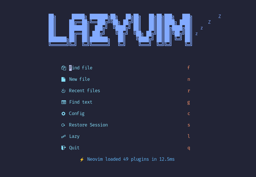 Lazy Neovim Distrobution